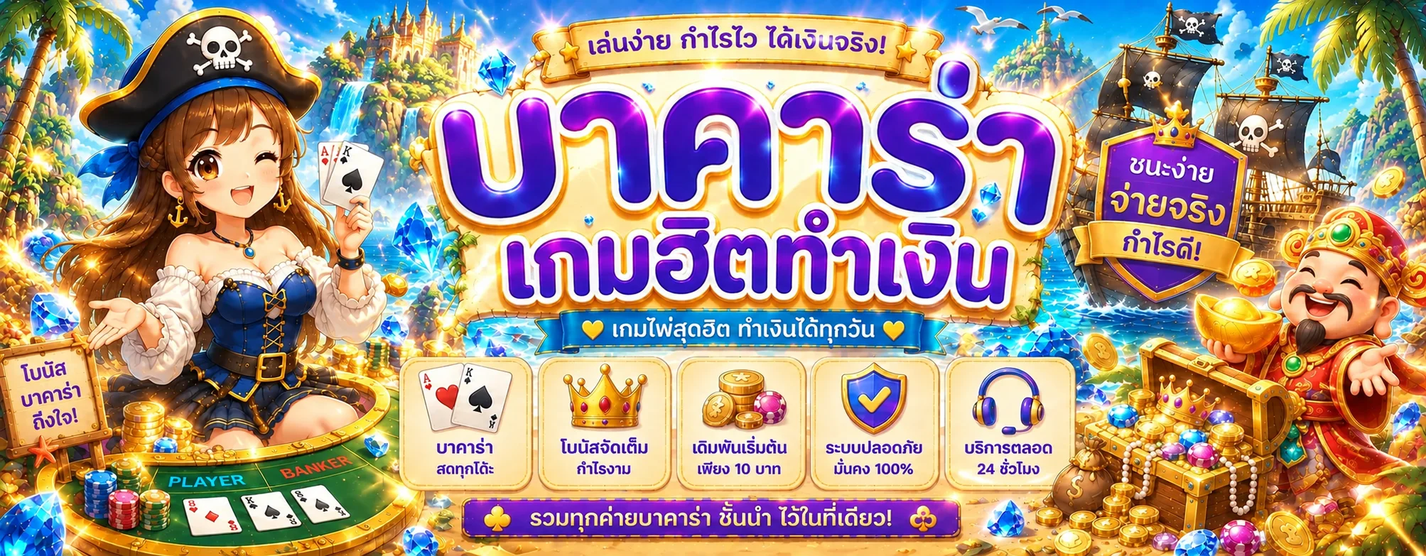 GGHENG คาสิโนสดและบาคาร่า